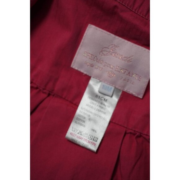 Jacadi Paris Baby Girl Jacket 18M 81cm Pink Lightweight Coat Peter Pan Collar - Picture 5 of 9